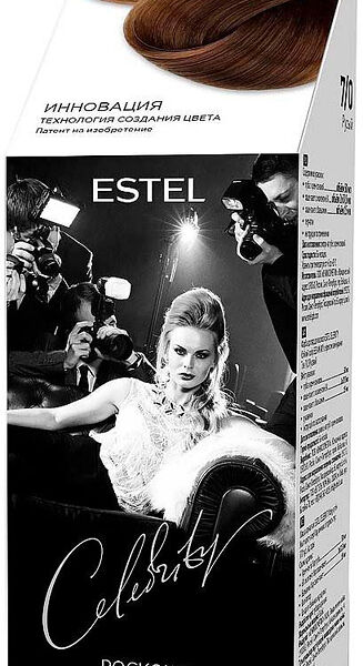 Краска-уход для волос Estel Celebrity тон русый
