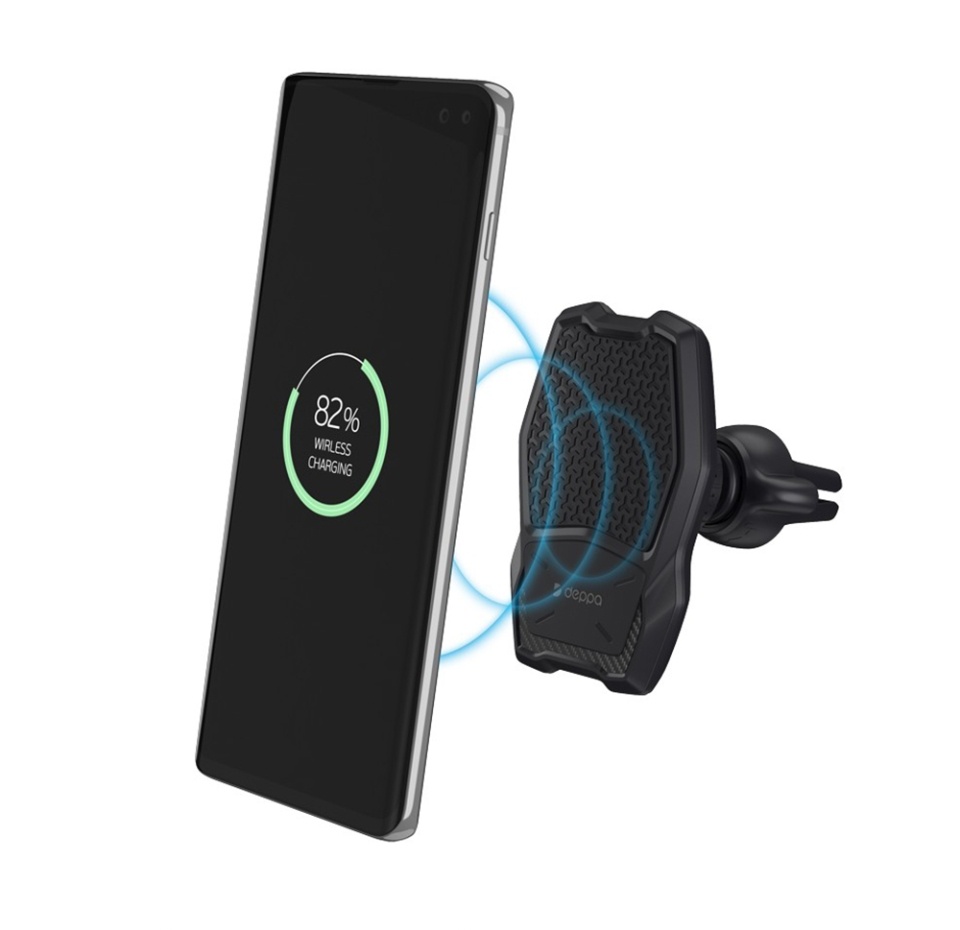 

Автомобильный держатель Deppa Mage Qi магнитный