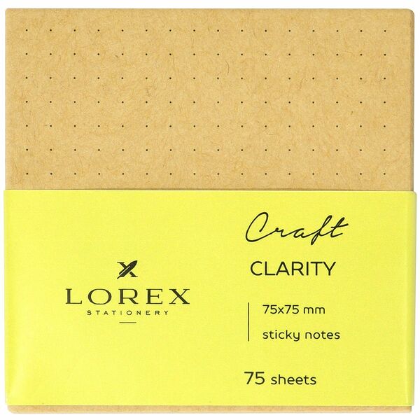 Блок для записей Lorex Clarity самоклеящийся, 75 листов