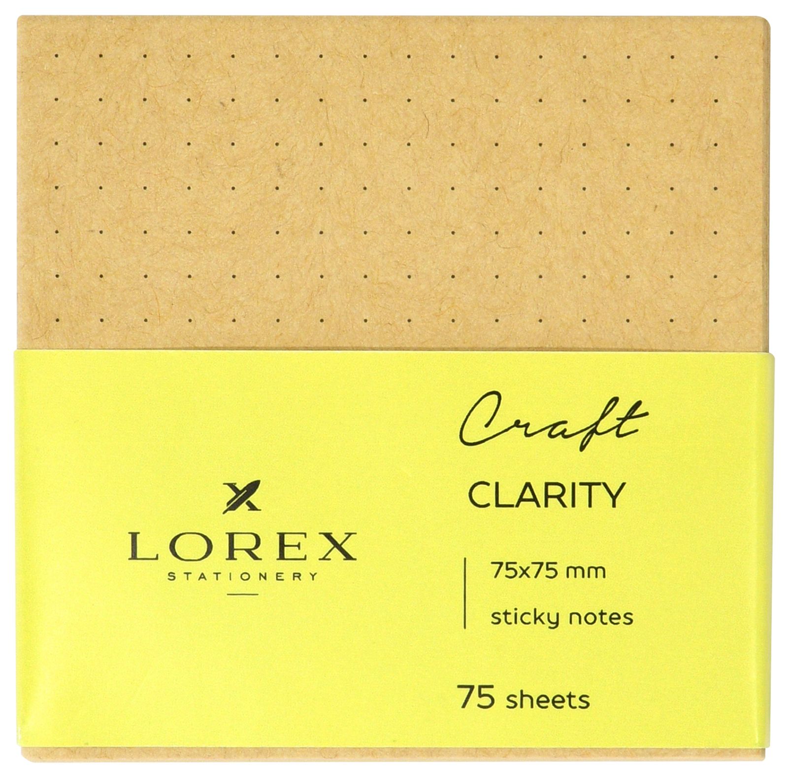 

Блок для записей Lorex Clarity самоклеящийся, 75 листов