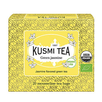 Чай зеленый Kusmi Tea Organic Green jasmine пакетированный