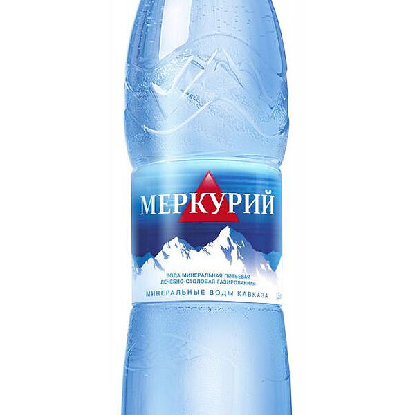 Вода минеральная Меркурий 1.5 л газированная