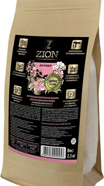 Ионитный субстрат Zion для орхидей 2.3кг