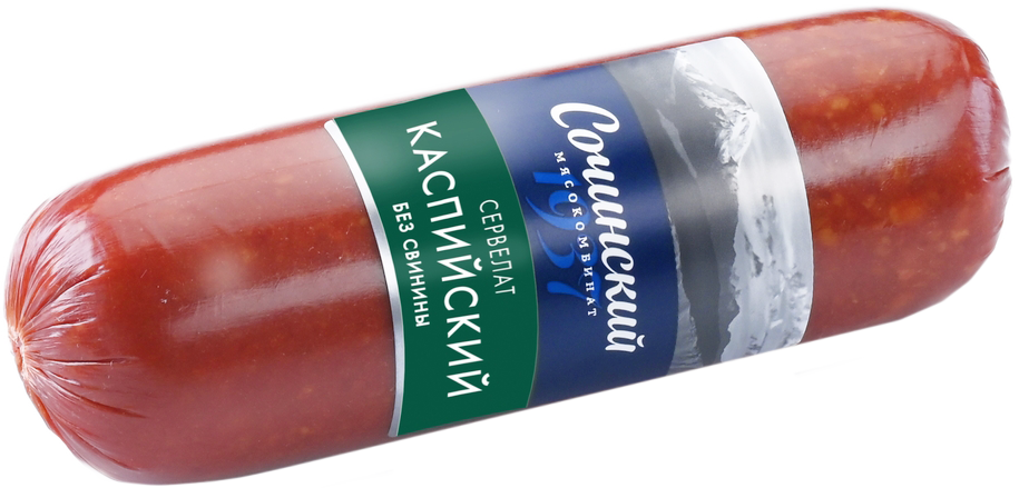 

Колбаса копчено-вареная Сочинский мясокомбинат Сервелат Каспийский, весовая