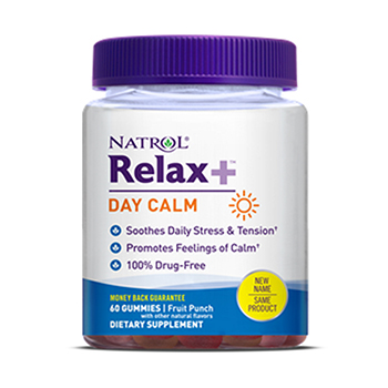 

Бад Natrol Релакс+Дневное спокойствие со вкусом фруктового пунша 60 жевательных капсул, США