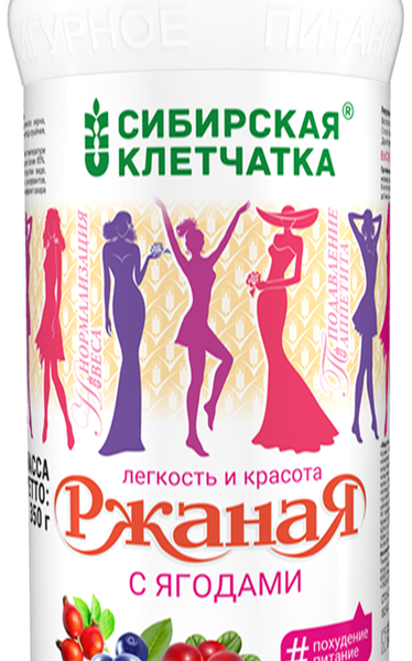 Клетчатка СИБИРСКАЯ КЛЕТЧАТКА Ржаная с ягодами