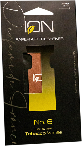 Ароматизатор Тэнси подвесной картон ION Perfume
