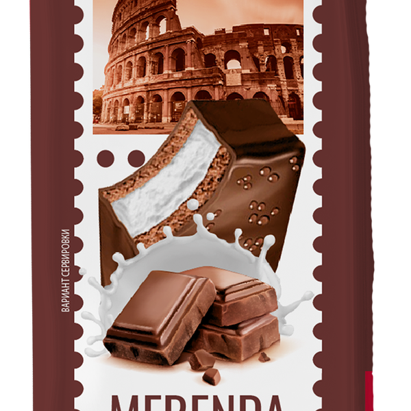 Пирожное бисквитное глазированное DOLCE ALBERO с кремом с цельным молоком, без змж