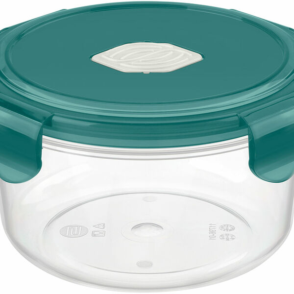 Контейнер герметичный Бытпласт для холодных и горячих продуктов круглый СВЧ 550мл