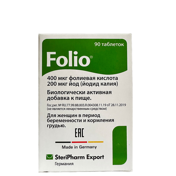 Folio таблетки 90 шт