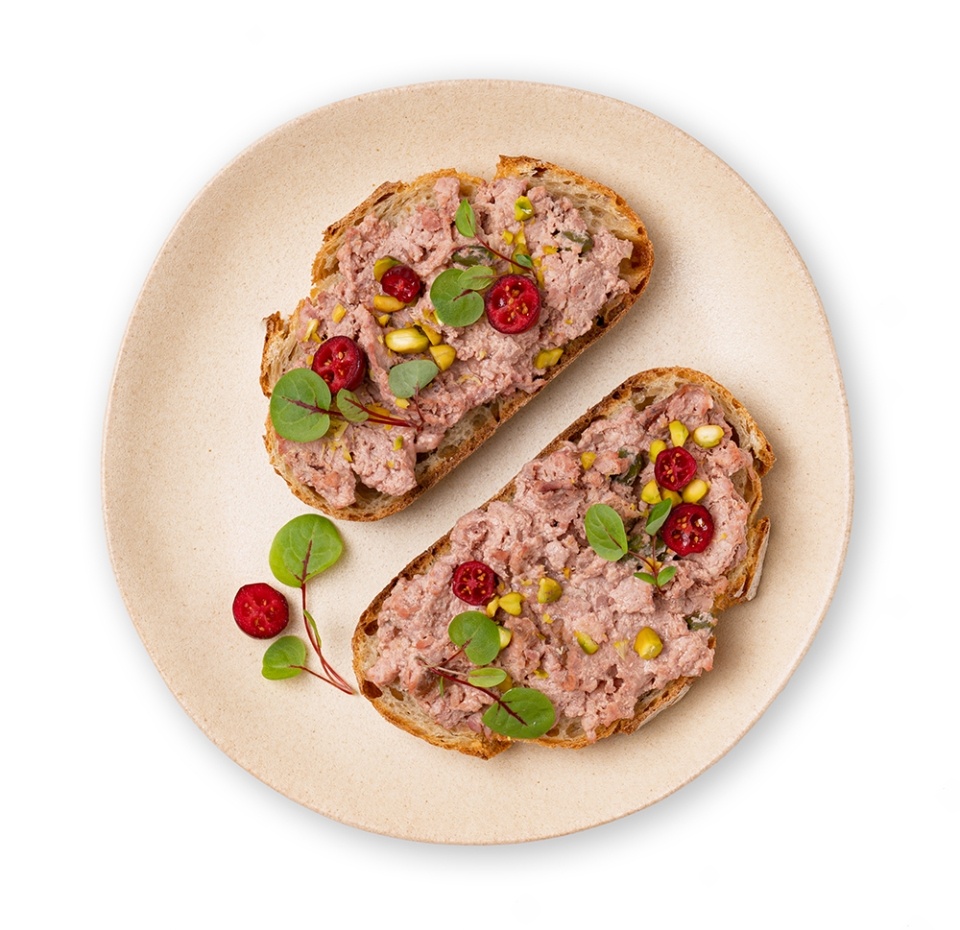 

Террин Азбука Вкуса из утки с клюквой и фисташками 90 г