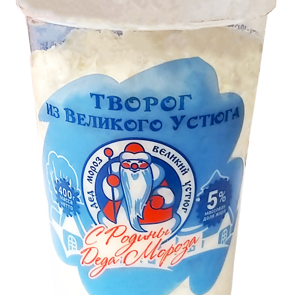 Творог МЗ УСТЮГМОЛОКО Из Великого Устюга 5%, без змж