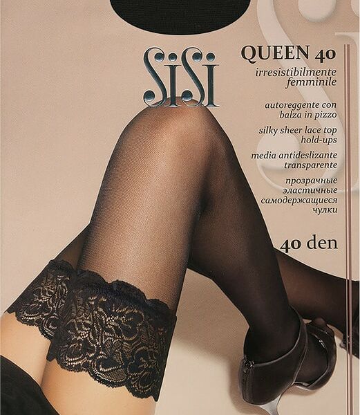 Чулки SiSi Queen 40 Nero Черные Размер 3