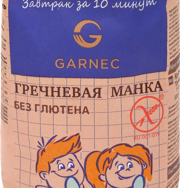 Манка гречневая Гарнец Завтрак за 10 минут