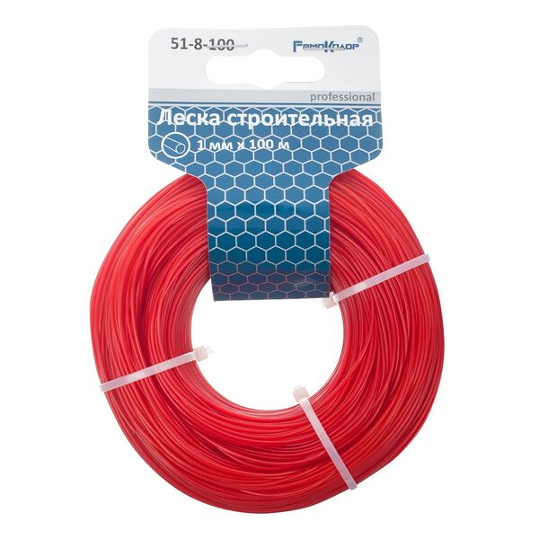 Леска строительная, D 1мм, 100 м 51-8-100