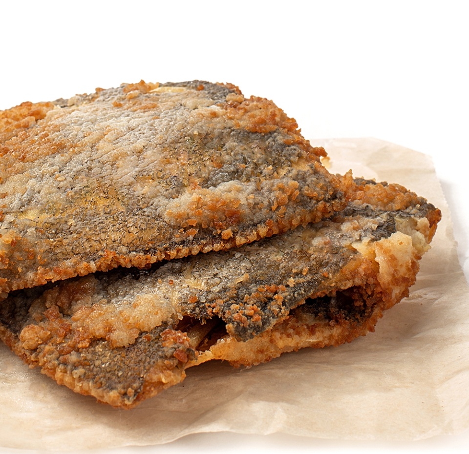 

Камбала жареная вес