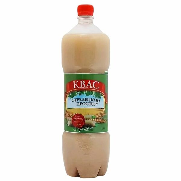 Квас Стрелецкий Простор с хреном, 1.5л