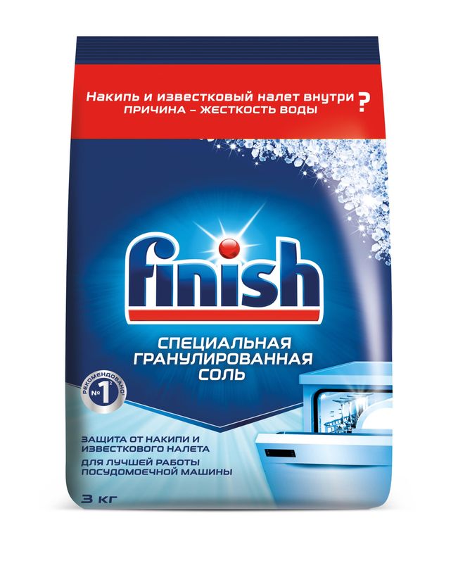 

Соль для посудомоечных машин Finish 3 кг дизайн упаковки в ассортименте