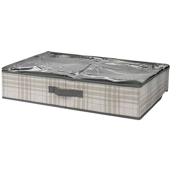 Кофр для хранения обуви, 6 секций (съемные перегородки), 60х40х12 см