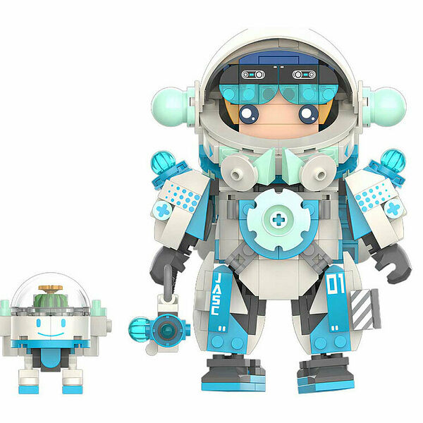 Конструктор JAKI JK9107 Конструктор Команда Космонавта и Кактуса