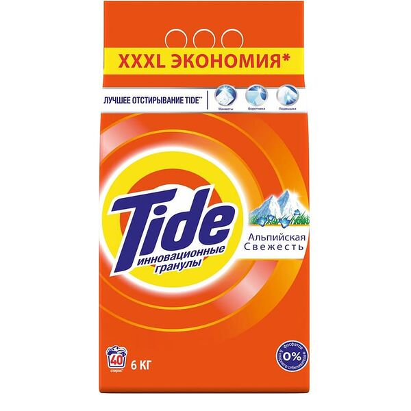 Стиральный порошок TIDE Альпийская свежесть 6кг