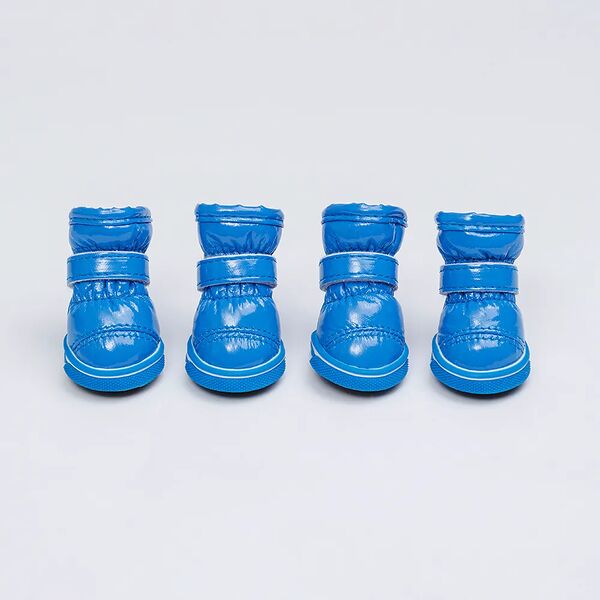 Ботинки-дутики для собак XS синий (унисекс)