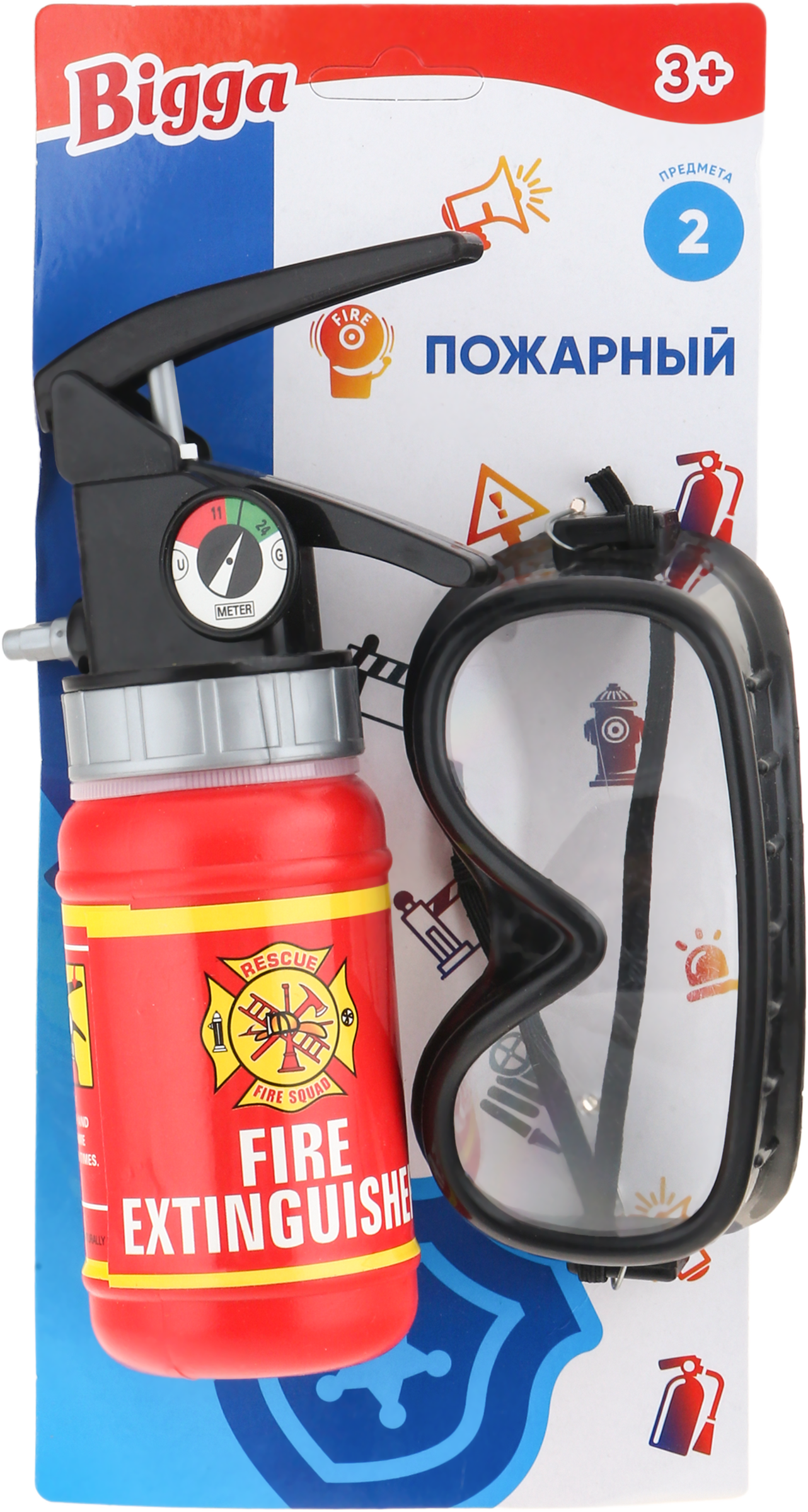 

Набор игровой Bigga Пожарный, 2 предмета Арт. B1127586