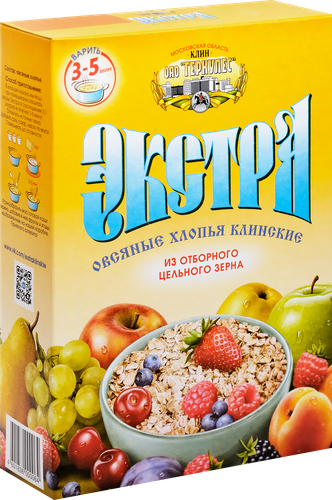 

Хлопья овсяные Клинские экстра 500 г