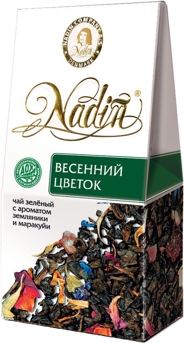 

Чай зеленый Nadin Весенний цветок листовой 50 г