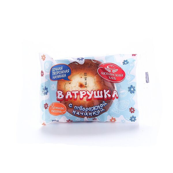 Ватрушка Аютинский Хлеб с творожной начинкой