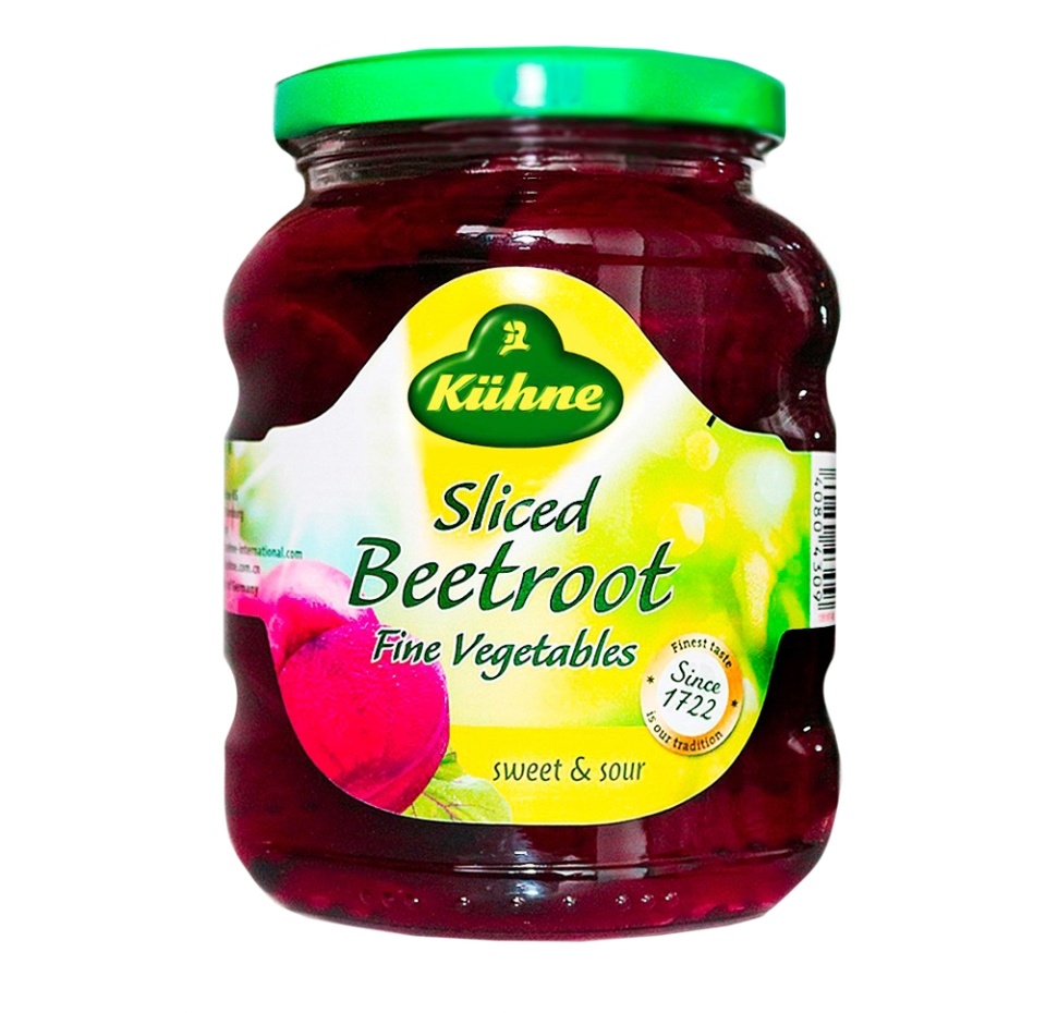 

Свекла Kuhne маринованная ломтиками 330г Германия