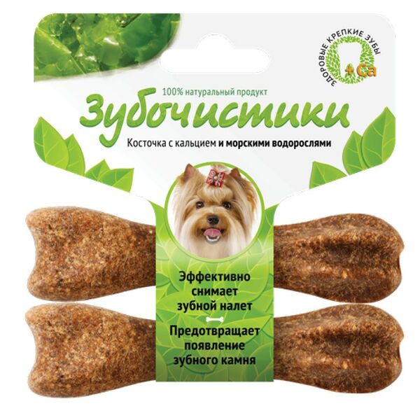 Зубочистики для собак мелких пород (16 г.) Морские водоросли