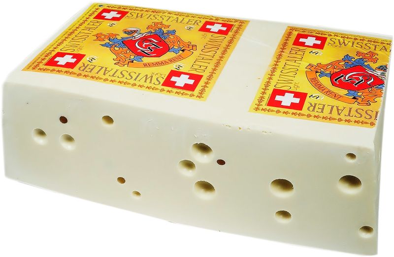 

Сыр полутвердый Margot Fromages Swisstaler Свиссталер легкий 20% весовой