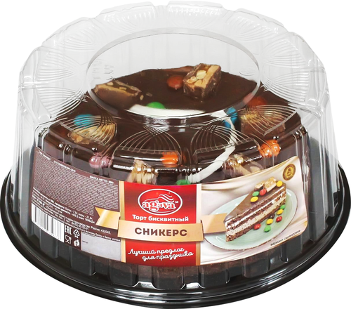 

Торт АГАВА М Сникерс, 500г