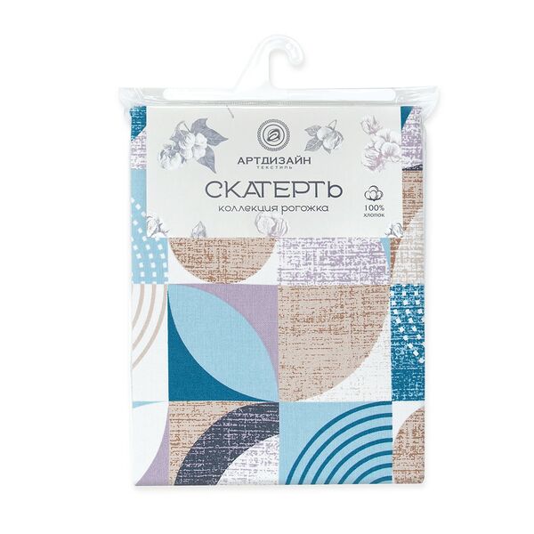 Скатерть столовая Арт Дизайн Марципан, 145х220 см, хлопок