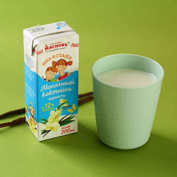 Коктейль молочный ваниль 2,5% МясновЪ Вкусняшка