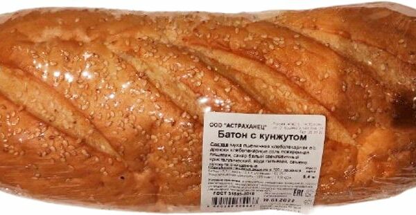 Батон Астраханец с кунжутом 400г