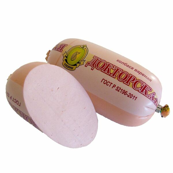 Колбаса вареная Глория Докторская