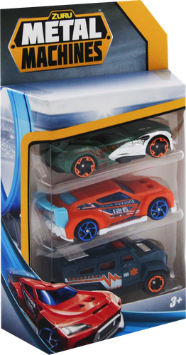 

Набор игровой Zuru Metal Machines Машинки 3 предмета