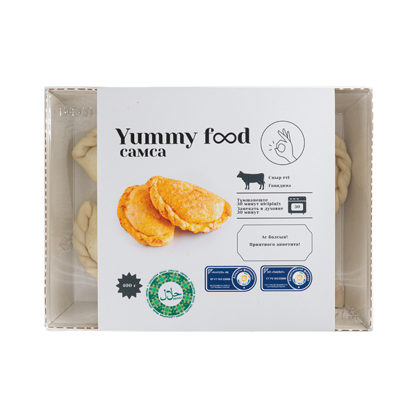 Самса Yummy Food домашняя с говяжьим мясом замороженная 400 г