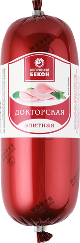 

Колбаса варёная Новгородский бекон Докторская Элитная 500 г
