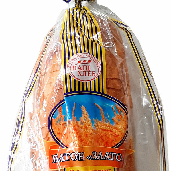 Батон Старооскольский Ххк Злато к завтраку в нарезку высший сорт
