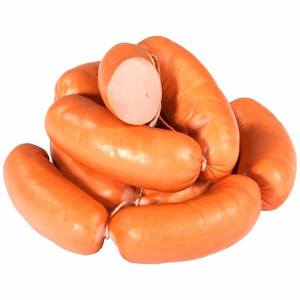 Сардельки варёные Бахрушинъ Телячьи, вес