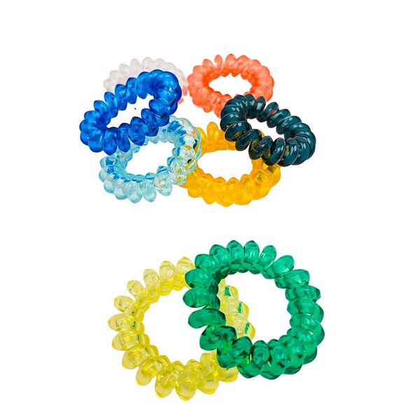 Резинка для волос Kaizer Пружинка 2 шт 40 мм силиконовая в ассортименте