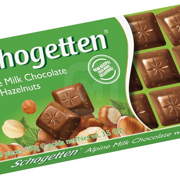 Шоколад Schogetten Альпийский молочный с фундуком