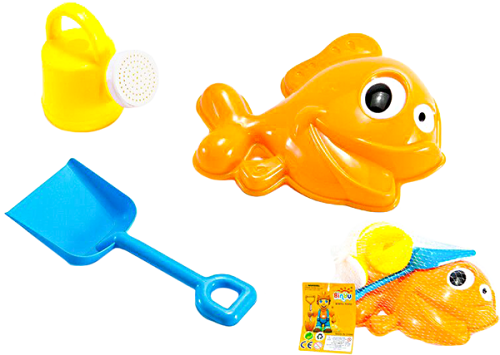 Набор для песка с лейкой и лопаткой 3 предмета