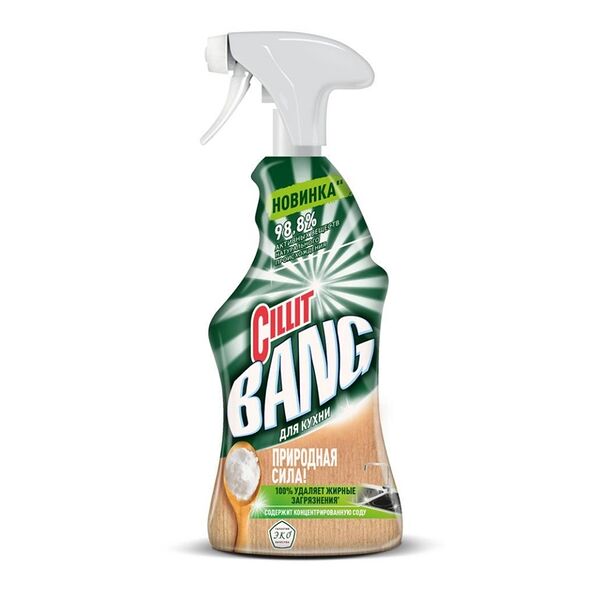 Средство чистящее для кухни  Cillit Bang Природная сила с содой, спрей 450 мл