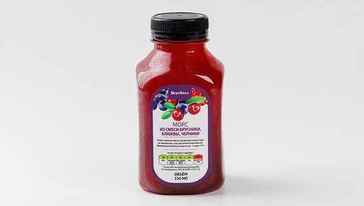 Морс брусника,клюква,черника
