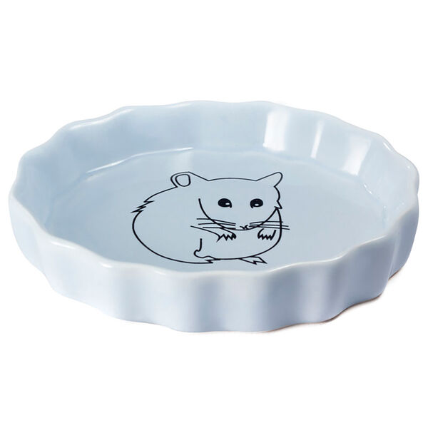 Миска Triol керамическая для мелких животных Хомка 55 мл