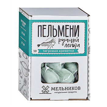 Пельмени Мельников креветка 500г Россия